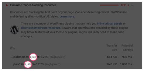eliminate render blocking resources wp rocket|Eliminate render blocking resources .